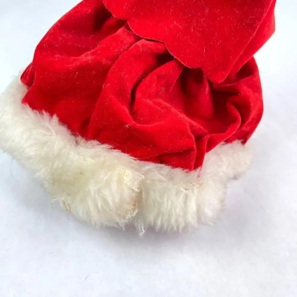 Vintage Christmas Caroler Musical Doll Animated Wind Up Made in Japan